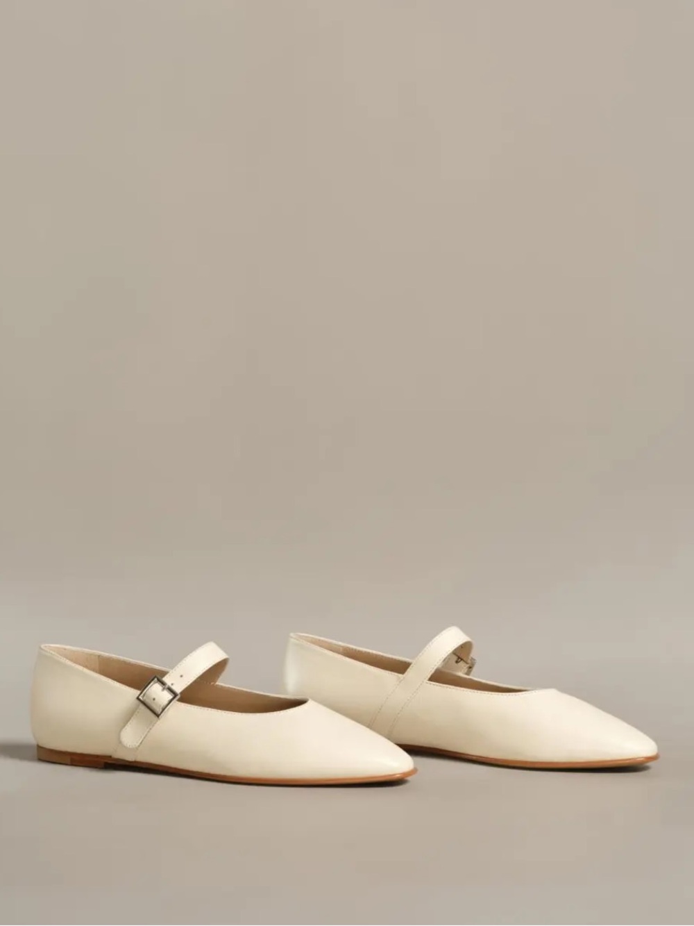 Jenni Kayne Lana Flats in Bone - Size 39